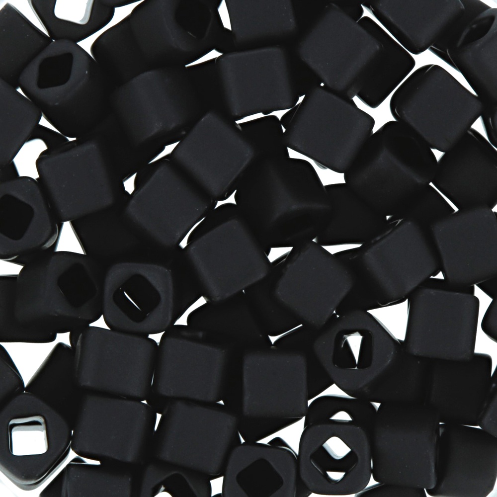 

TOHO Cube, №2, 3 мм, 5 штх5 г, №0049F, черный матовый