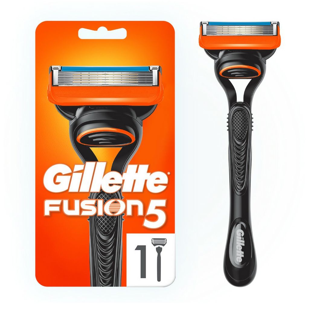 Бритвенный станок со сменными кассетами Gillette Fusion5 с 2 сменными кассетами