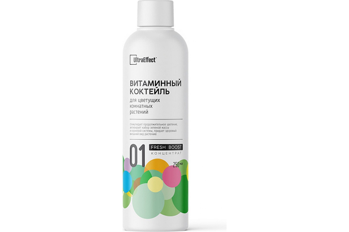 

EffectBio Витаминный коктейль для цветущих комнатных растений UltraEffect Fresh Boost, кон