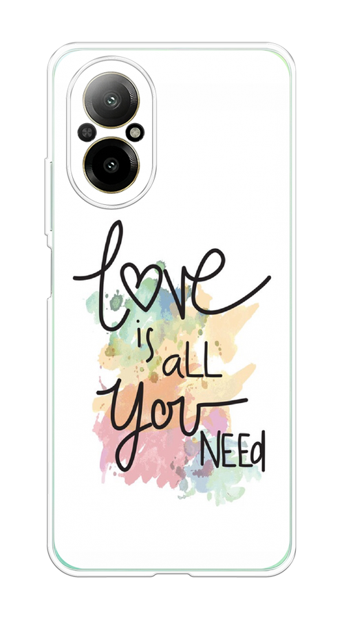 

Чехол на Realme C67 4G "Love is all you need", Белый;черный;зеленый, 2515750-1