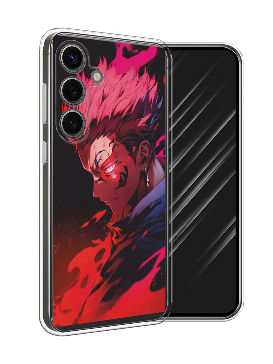 

Чехол Awog на Samsung Galaxy S25 "Взгляд Сукуны", Розовый;красный;черный, 2110350-1