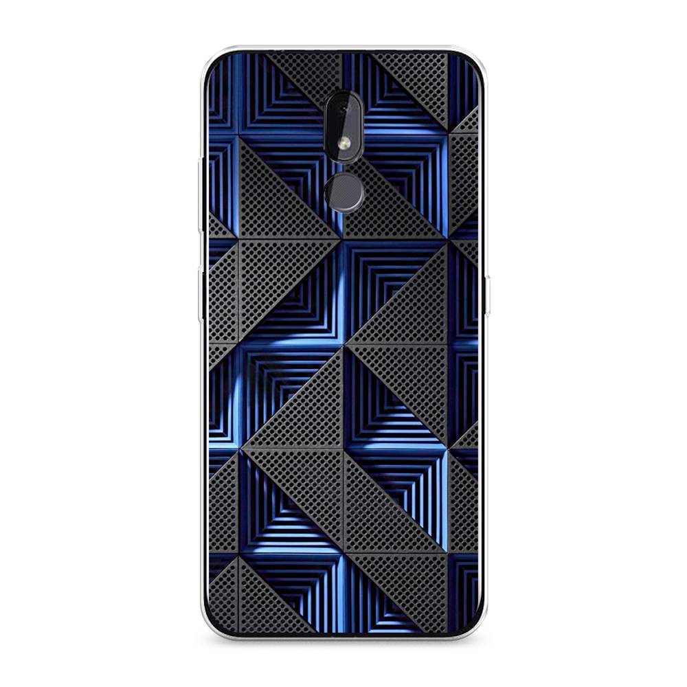 

Чехол на Nokia 3.2 "IBM", Серый;синий, 122650-3