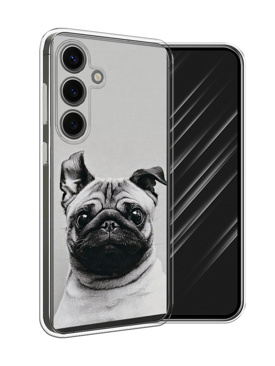 

Чехол Awog на Samsung Galaxy S25 "Ушастый мопс", Серый, 2110350-1