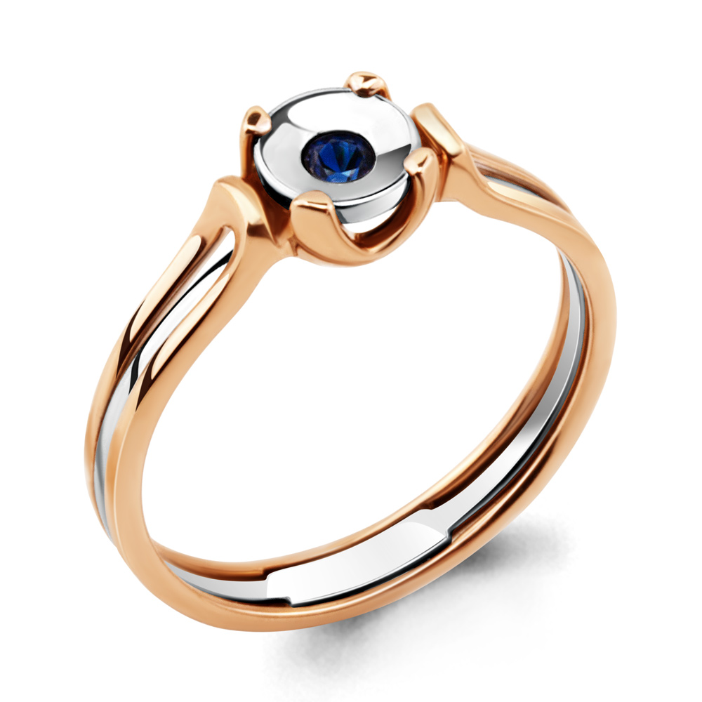 

Кольцо из золота р.  AQUAMARINE 963414к_585_кз, 963414к_585_кз