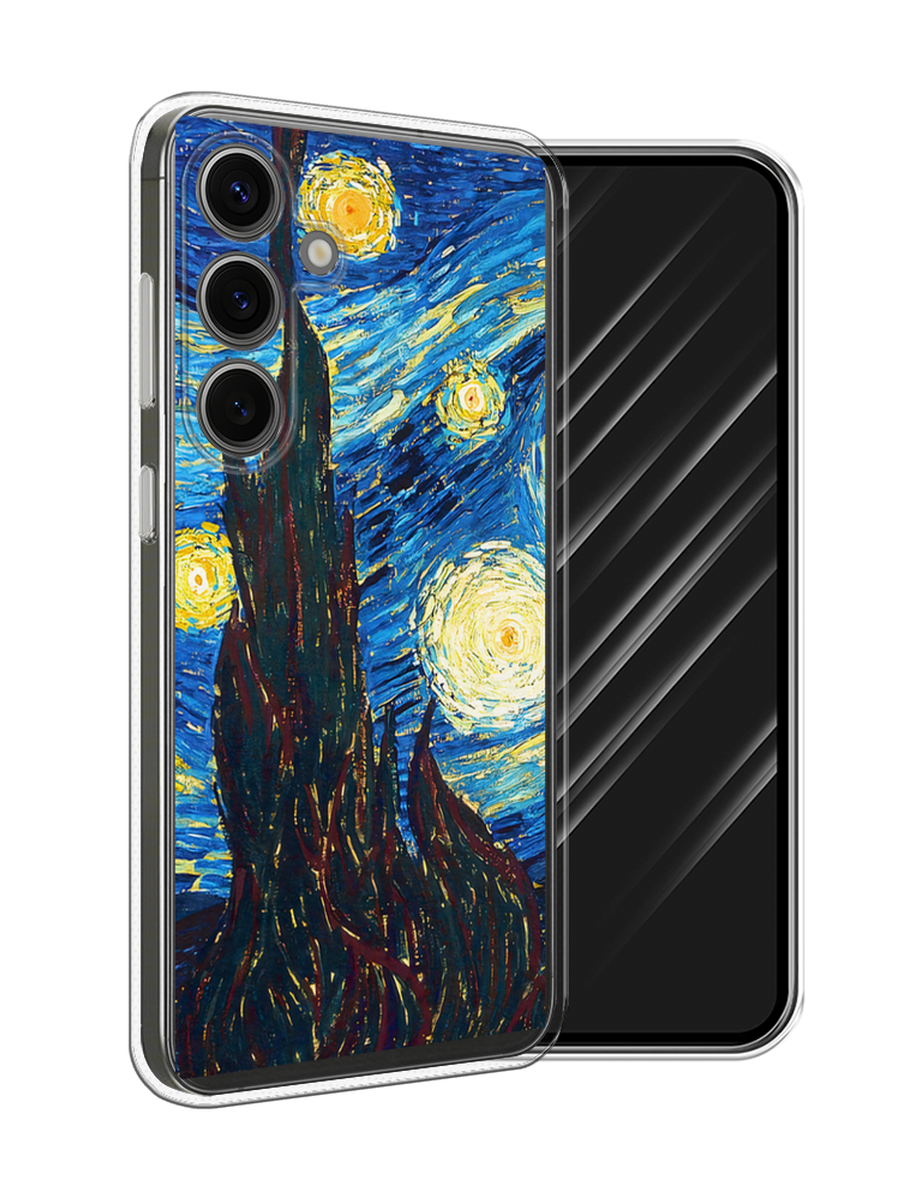 

Чехол Awog на Samsung Galaxy S25 "Ван Гог Звездная ночь", Желтый, 2110350-1