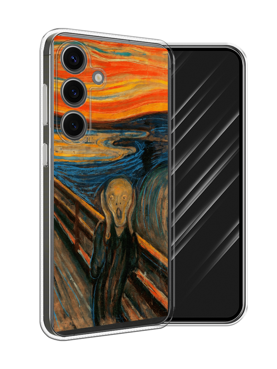 

Чехол Awog на Samsung Galaxy S25 "Крик", Оранжевый;синий;серый, 2110350-1