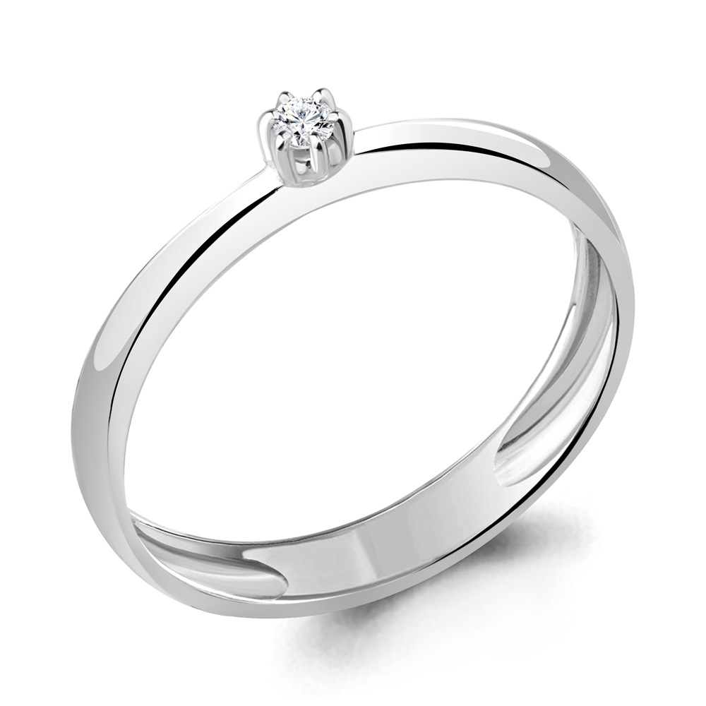 

Кольцо из золота р.  AQUAMARINE 962901_585_бз, 962901_585_бз