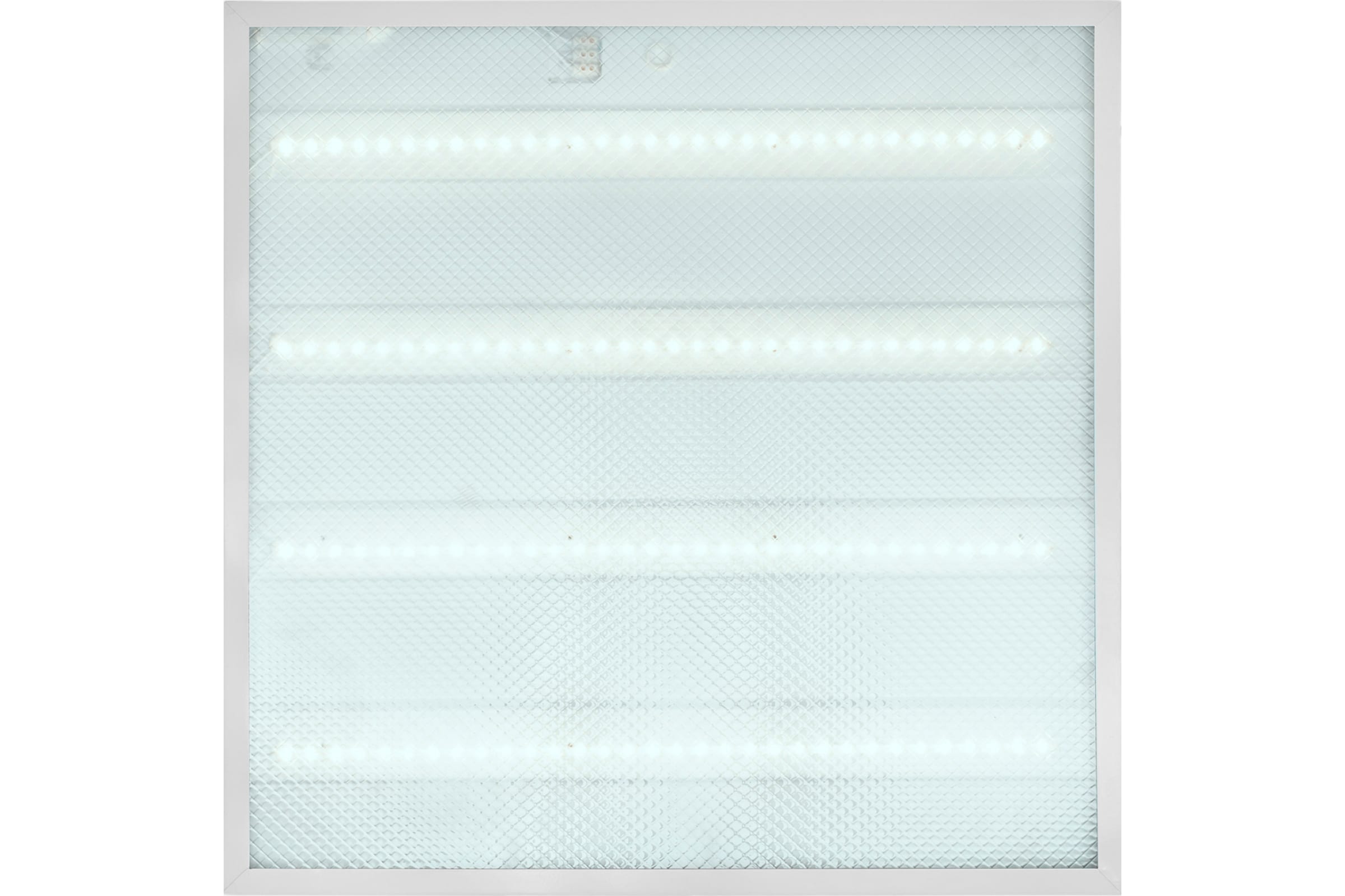 фото Ogm светодиодная панель универсальная, "армстронг", 36вт, 3300лм, 6500к, 595х595х19мм. o42