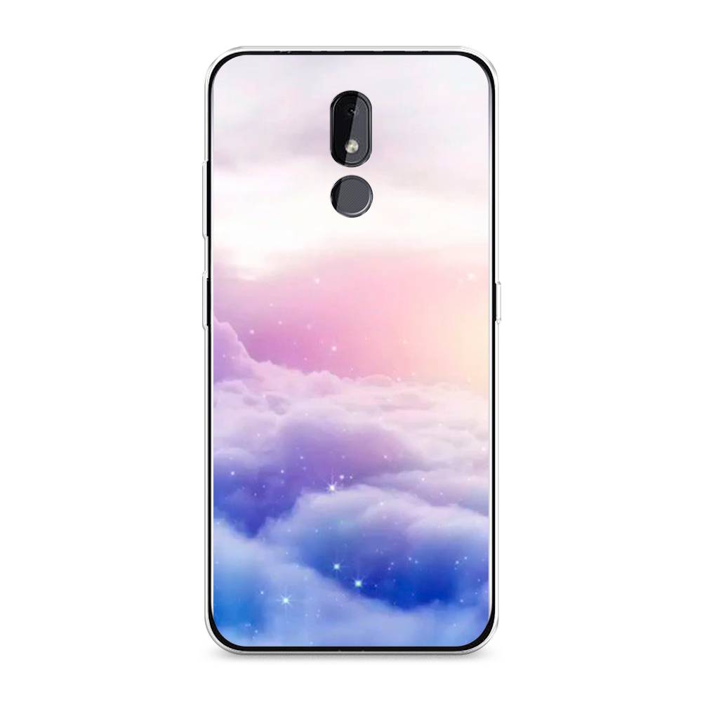 

Чехол на Nokia 3.2 "Небеса", Голубой;белый;розовый, 122650-2