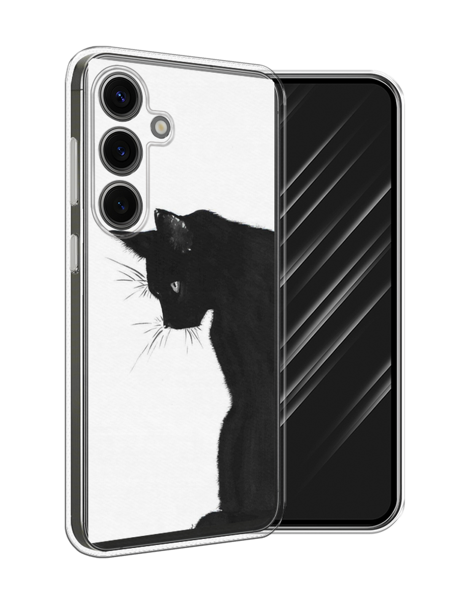 

Чехол Awog на Samsung Galaxy S25 "Black cat", Черный;белый, 2110350-1