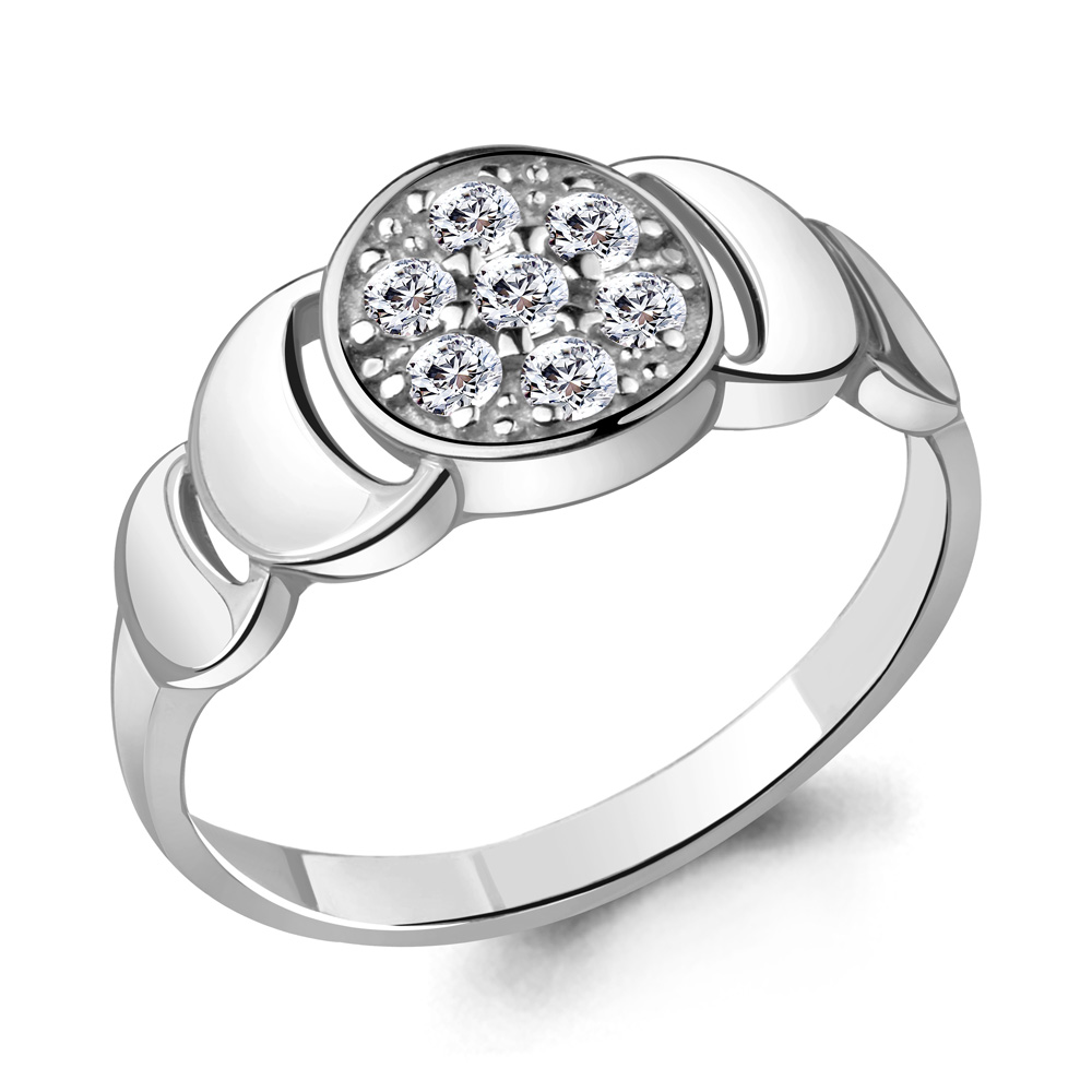 

Кольцо из серебра р. 17,5 AQUAMARINE 68518А_925_р, 68518А_925_р