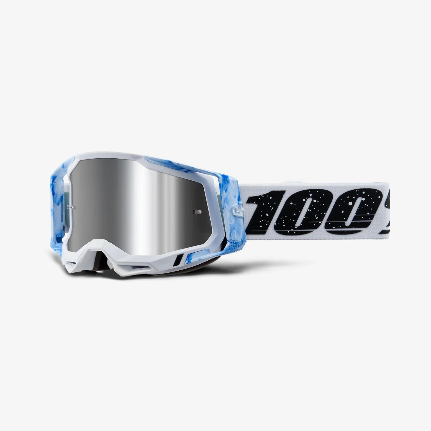 

Очки кроссовые 100% Racecraft 2 Goggle Mixos / Mirror Silver Lens (50010-00020), Белый, Racecraft 2