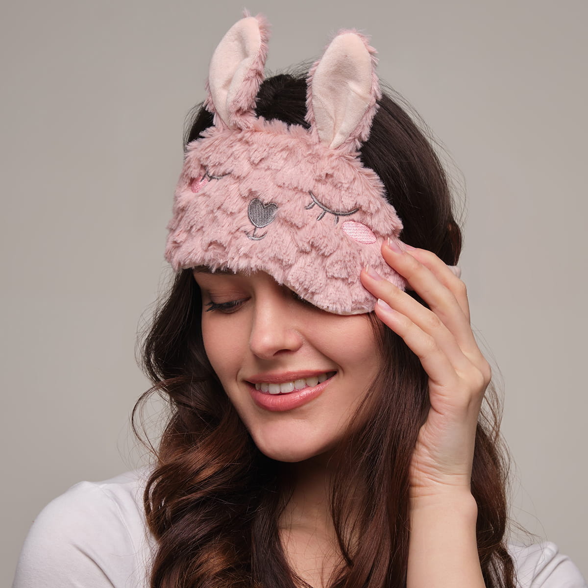 

Маска для сна женская Arya Home Rabbit сухая роза, Rabbit