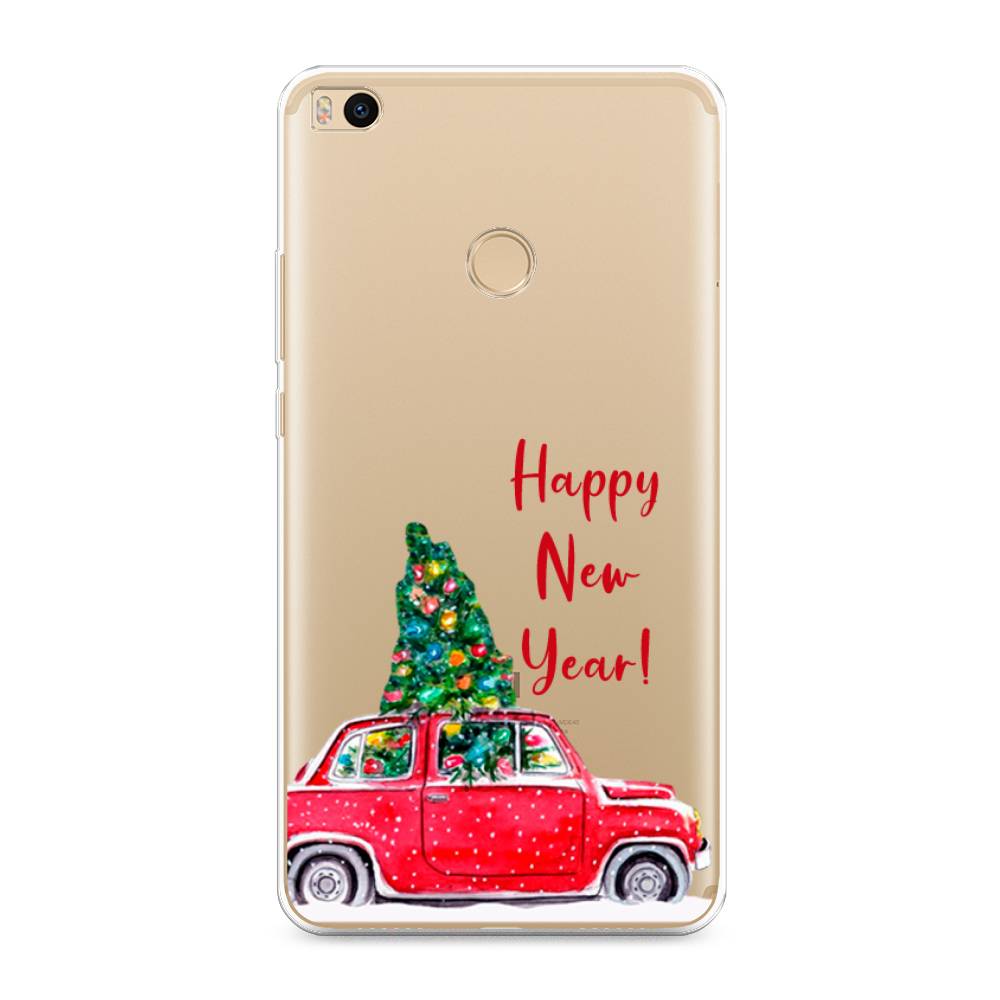 

Чехол на Xiaomi Mi Max 2 "Happy New Year", Красный;зеленый, 32150-5