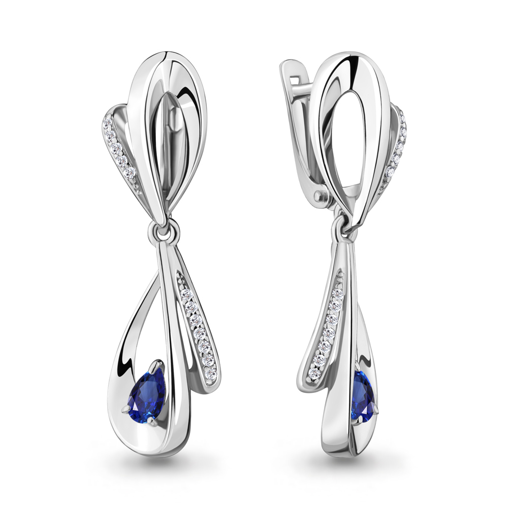 

Серьги из серебра 43886Б_925_р, 43886Б_925_р