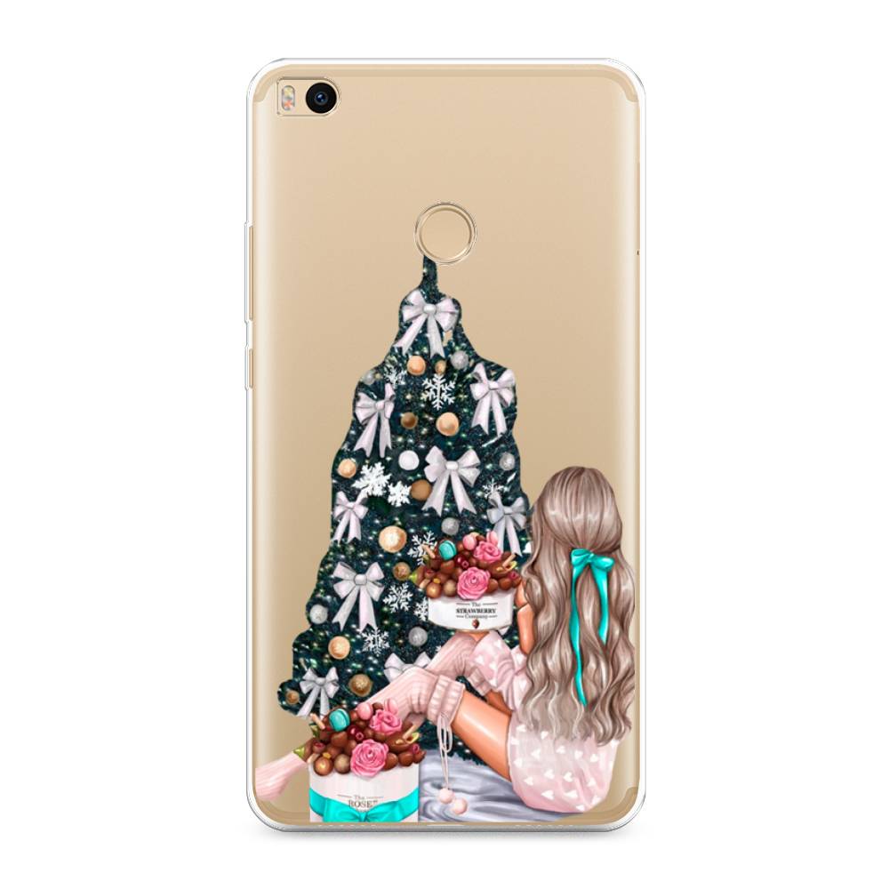 

Чехол на Xiaomi Mi Max 2 "New Year", Зеленый;бежевый;голубой, 32150-5