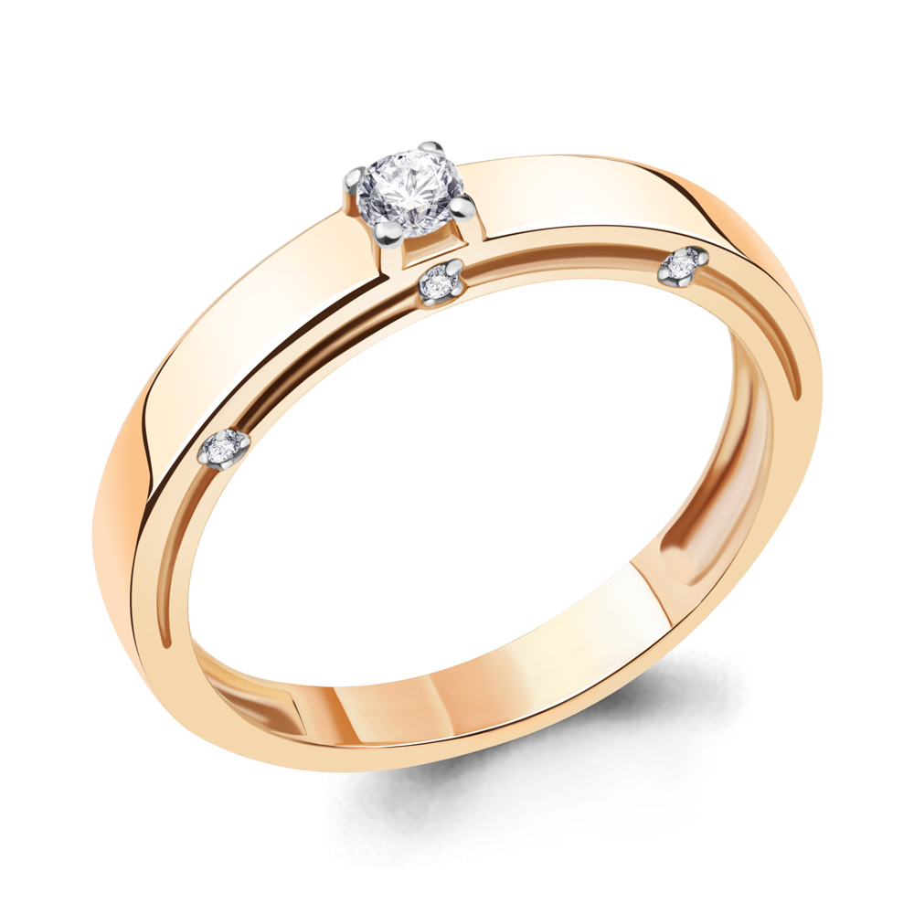 

Кольцо из золота р. 17,5 AQUAMARINE 964059к_585_кз, 964059к_585_кз