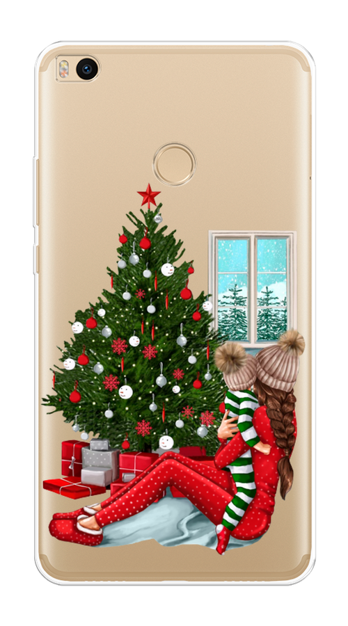 

Чехол на Xiaomi Mi Max 2 "Новый год с мамой", Красный;зеленый;голубой, 32150-6