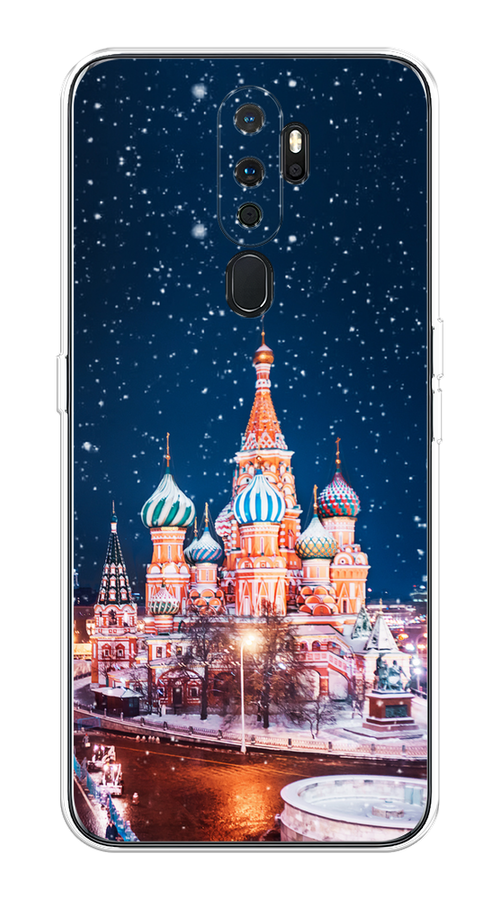 

Чехол на Oppo A5/A9 2020 "Москва 1", Коричневый;синий;белый, 251350-1