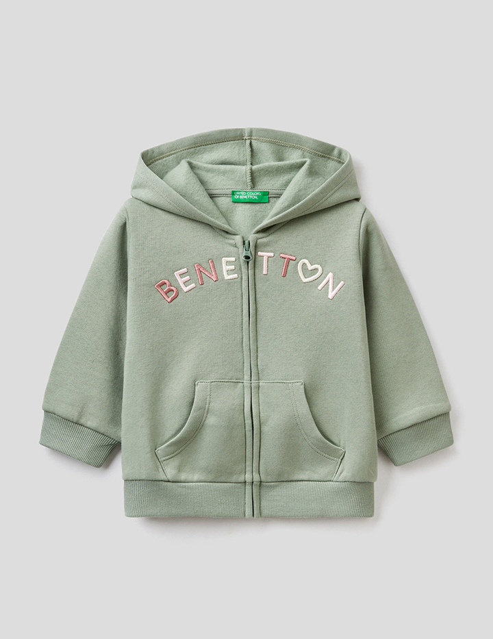 

Толстовка детская United Colors of Benetton 21A_39M2C5002_0D9 зеленый р.74, 21A_39M2C5002_0D9