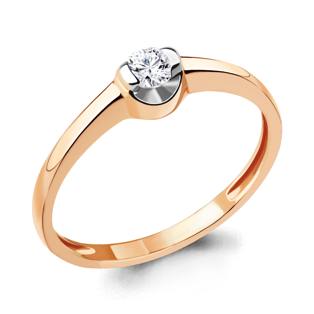 

Кольцо из золота р.  AQUAMARINE 962583к_585_кз, 962583к_585_кз