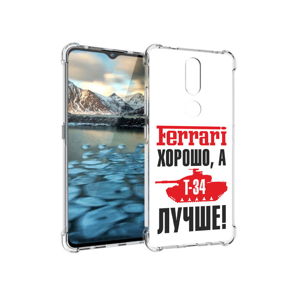 

Чехол MyPads Tocco для Nokia 2.4 т 34 лучше (PT227049.107.635), Прозрачный, Tocco
