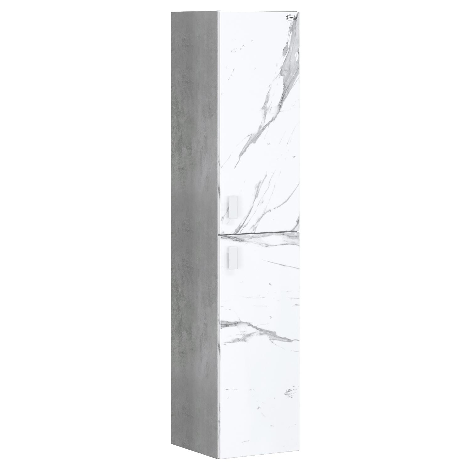 Пенал подвесной Onika МАРБЛ 30.10 мрамор/камень бетонный распашной шкаф амелия шелковый камень бетон чикаго беж