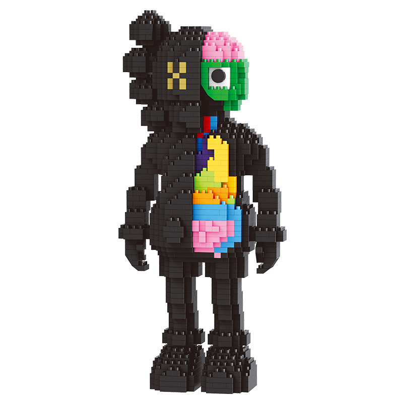 

Конструктор 3D из миниблоков Balody Kaws большая фигурка, 1280 дет BA16243, BA16243