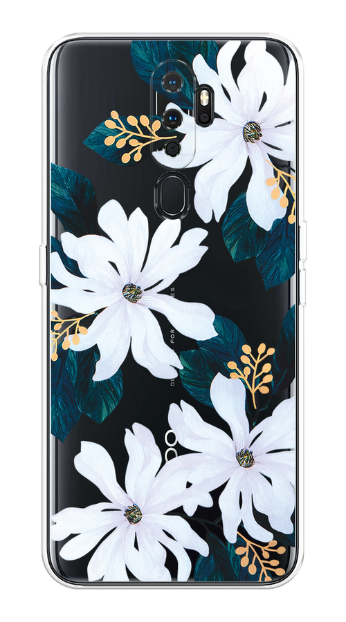 

Чехол на Oppo A5/A9 2020 "Delilah Flower", Зеленый;белый, 251350-1
