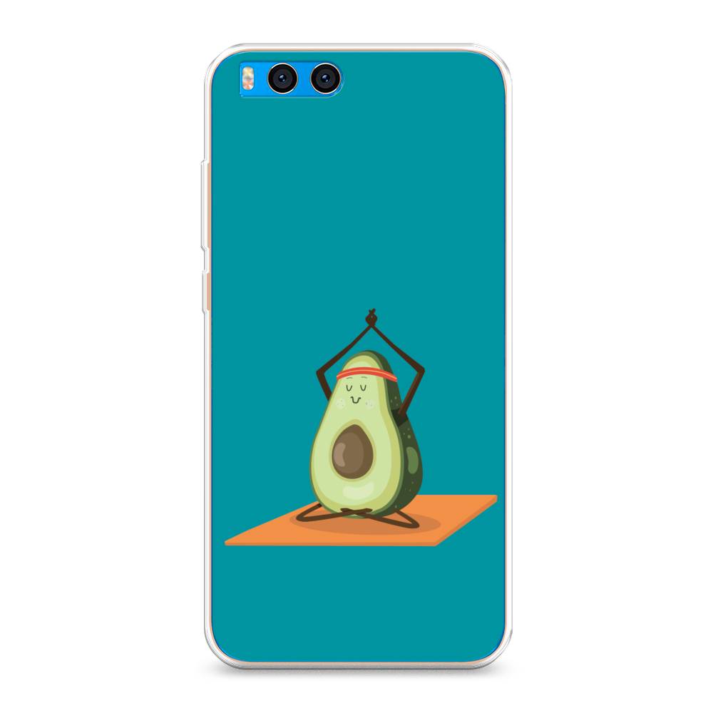 

Чехол на Xiaomi Mi Note 3 "Расслабься с авокадо", Голубой, 32450-6