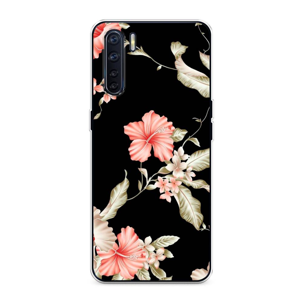 

Чехол Awog на Oppo A91/Reno 3 "Цветы на черном", Разноцветный, 254250-8