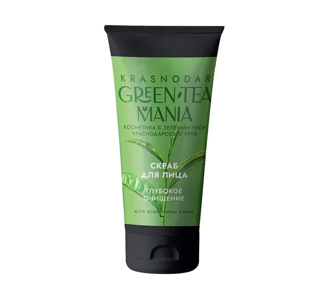 

Скраб для лица GREEN TEA MANIA Глубокое очищение с зеленым чаем и спирулиной 100 г