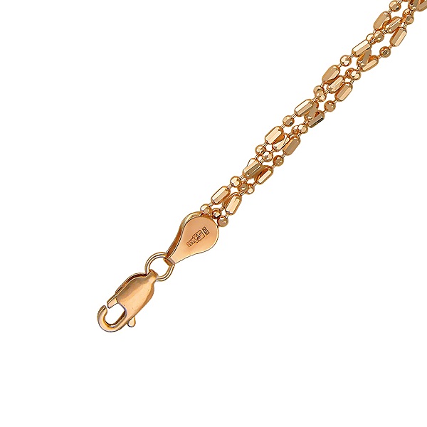 

Цепочка из красного золота р. 40 см Красцветмет НЦ12-100150, НЦ12-100150