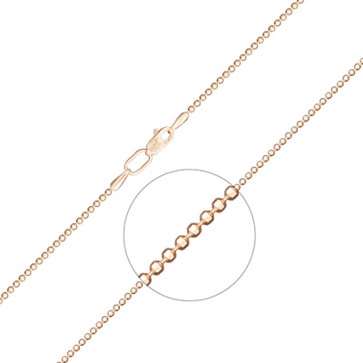 

Цепочка из красного золота 55 см PLATINA jewelry 21-1303-150-1110-17, 21-1303-150-1110-17