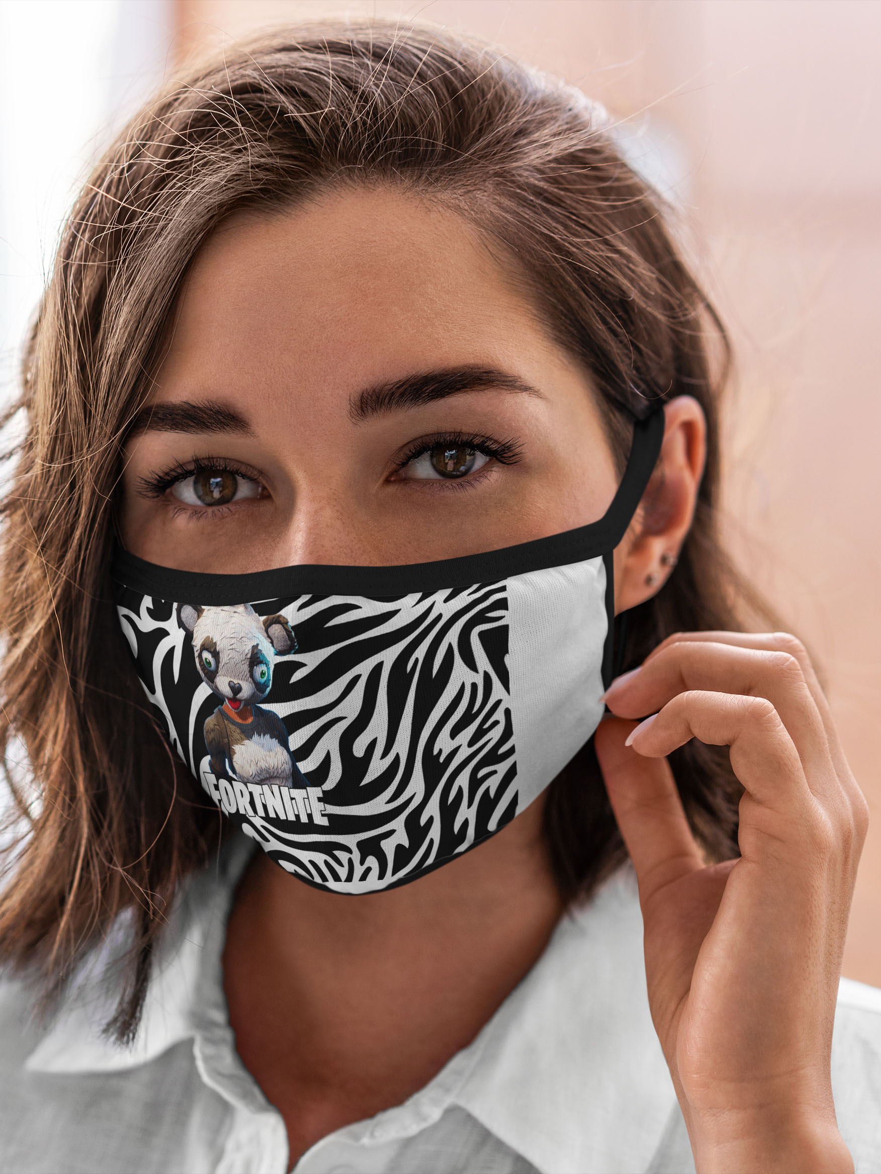 

Многоразовая маска унисекс Burnettie Fortnite Panda, Разноцветный, Fortnite Panda