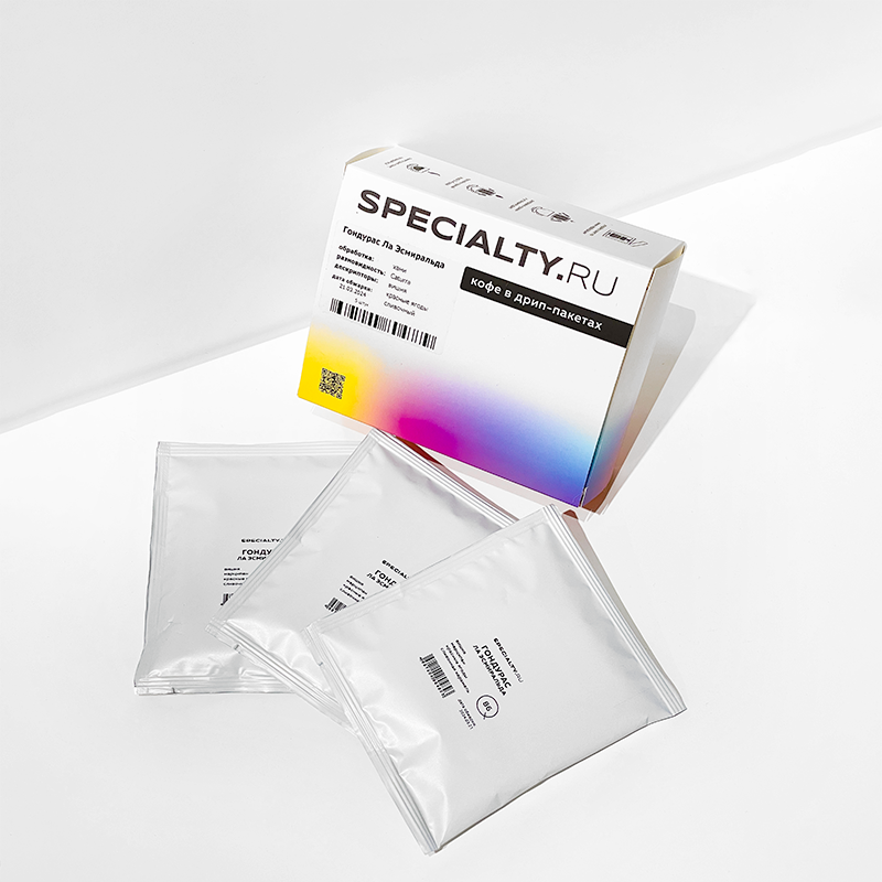 

Кофе в дрип-пакетах SPECIALTY.RU Гондурас Ла Эсмиральда, 5 шт