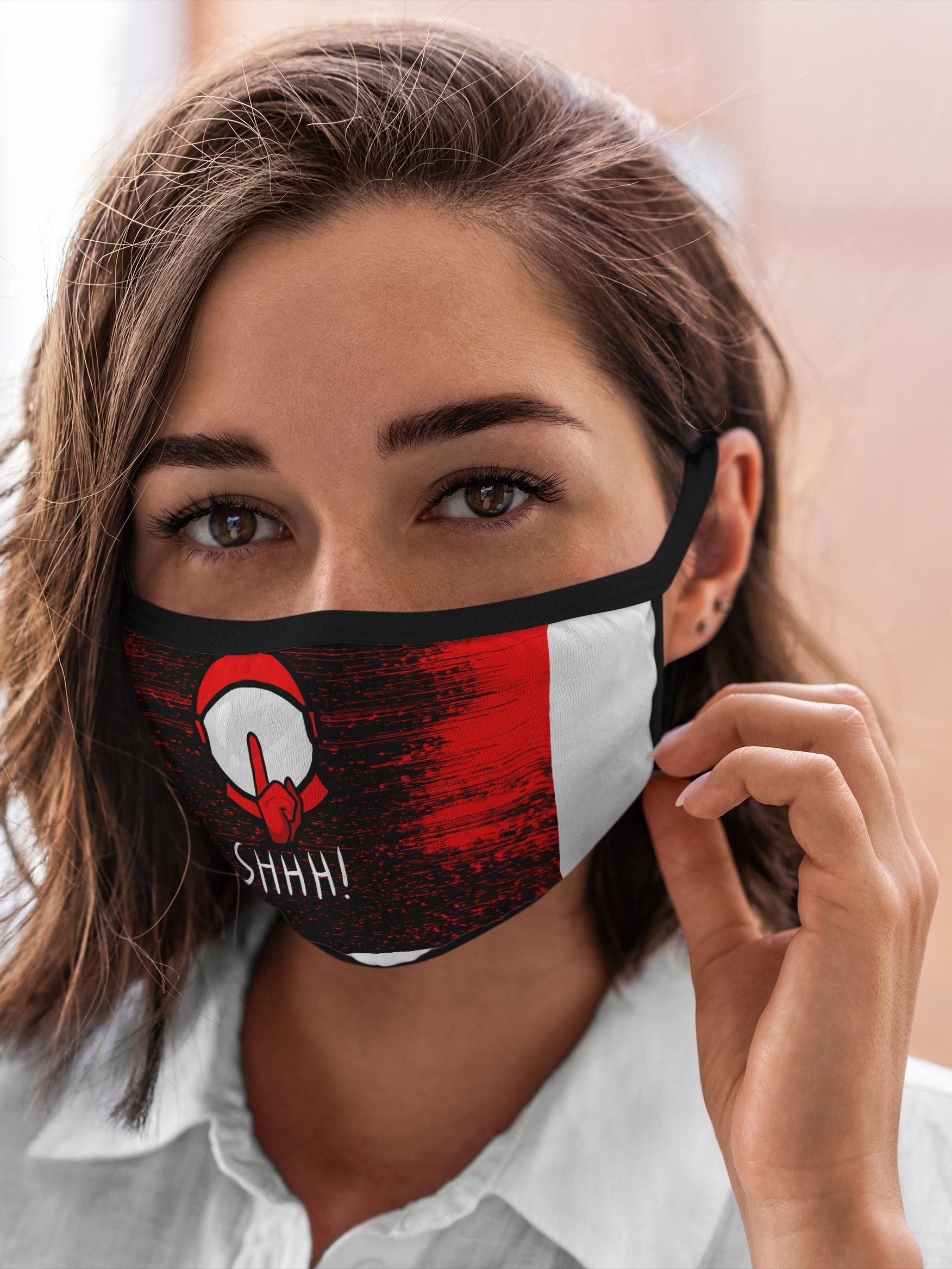 

Многоразовая маска унисекс Burnettie Among Us Shhh, Разноцветный, Among Us Shhh