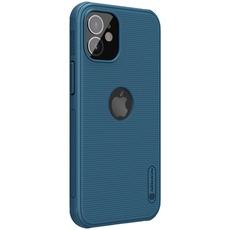 фото Накладка nillkin super frosted shield pro для iphone 12 mini (синий)