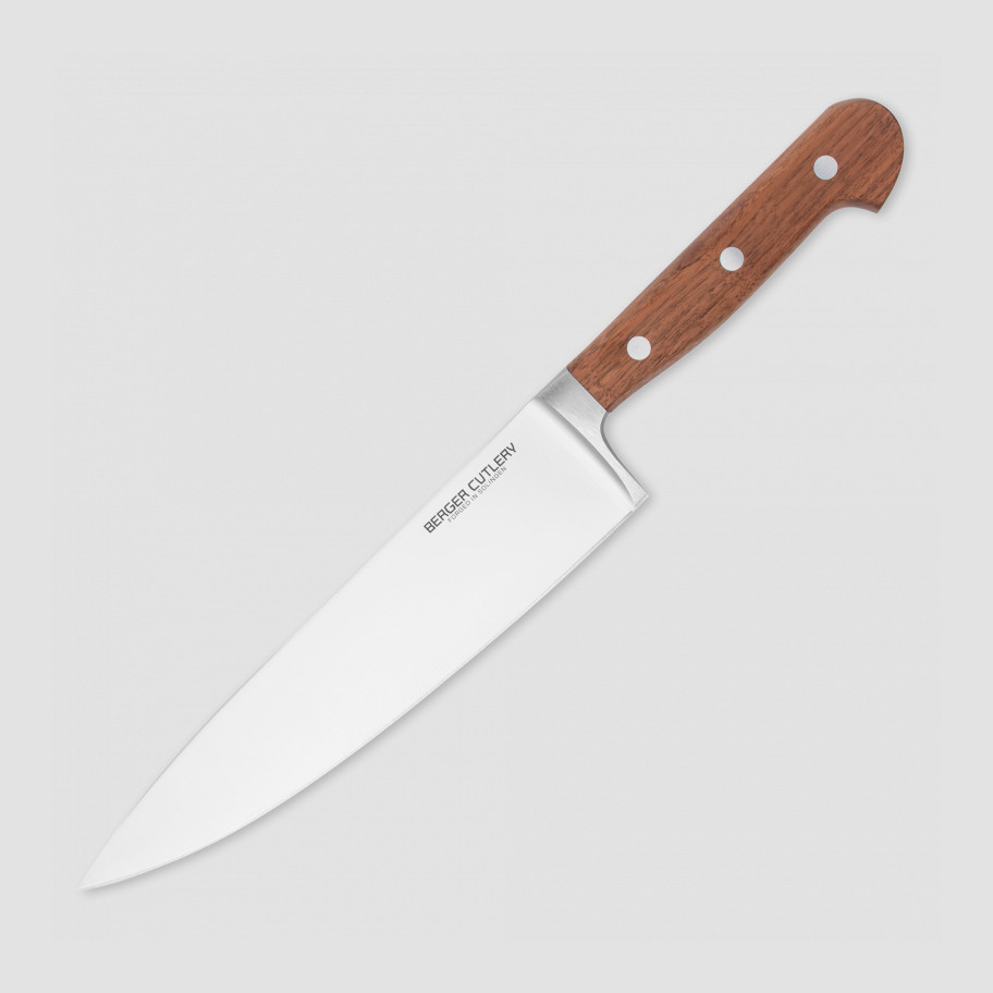 Нож поварской BERGER CUTLERY Classic Walnut, 21 см, BC200521