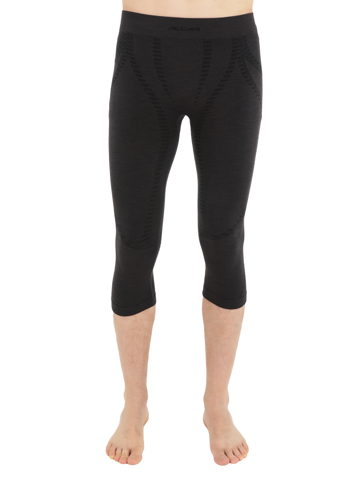 фото Кальсоны accapi ergowool 3/4 long sleeve pants iron black (us:m/l)