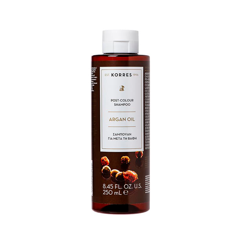 Шампунь для окрашенных волос Korres С Аргановым Маслом 250 мл korres шампунь для придания сияния olive