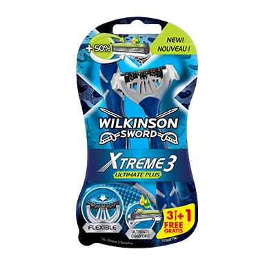 Wilkinson Sword Xtreme3 Ultimate/Plus Бритвенный одноразовый станок (4 шт) станок для бритья одноразовый vox for women 3 лезвия 4 шт