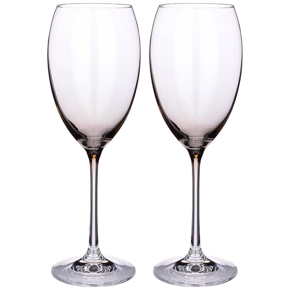 фото Набор бокалов для вина crystalex из 2 штуки "grandioso smoky" 450 мл (674-831)