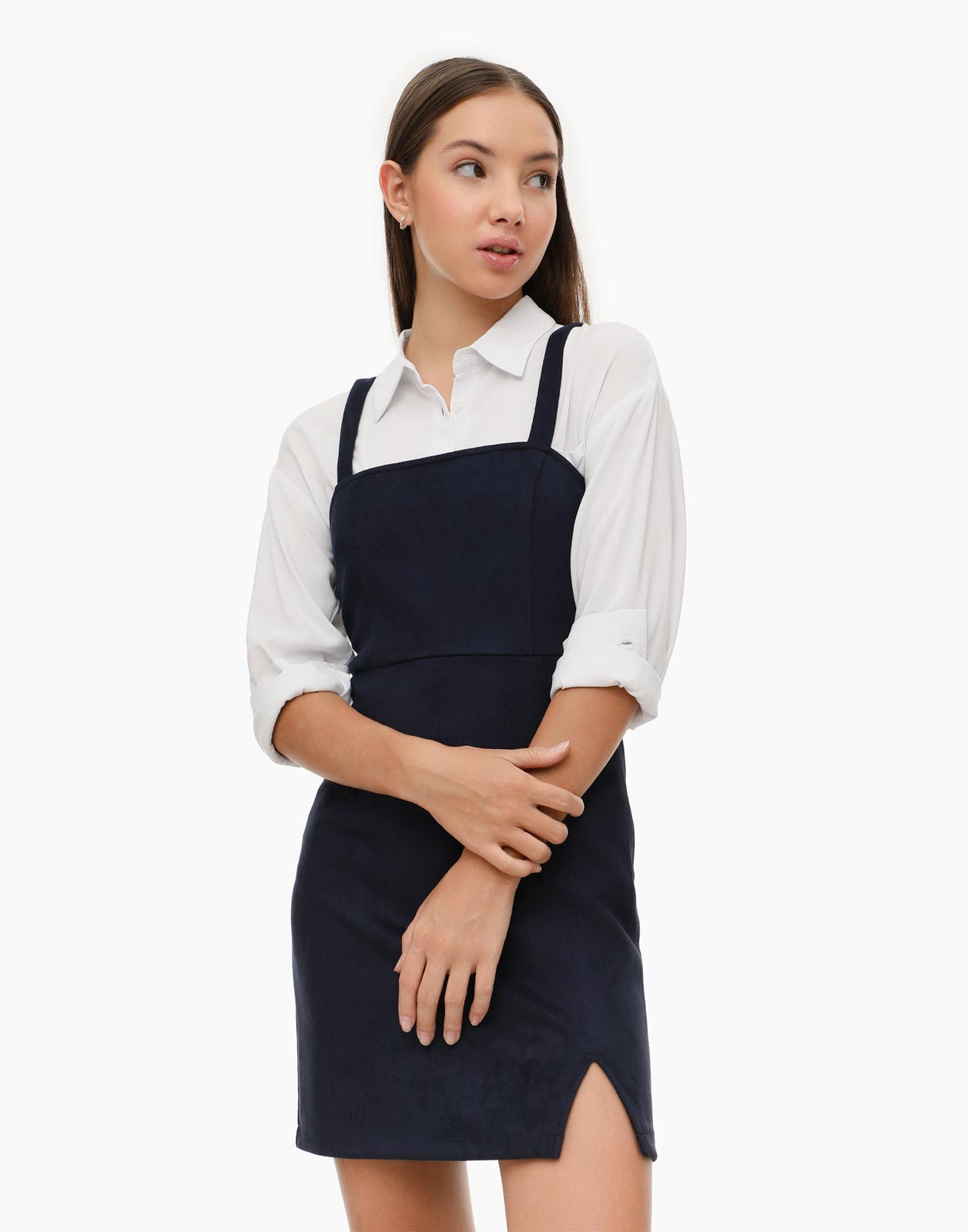 

Сарафан для девочек Gloria Jeans GDR027668 темно-синий 10-11л/146 (36), GDR027668