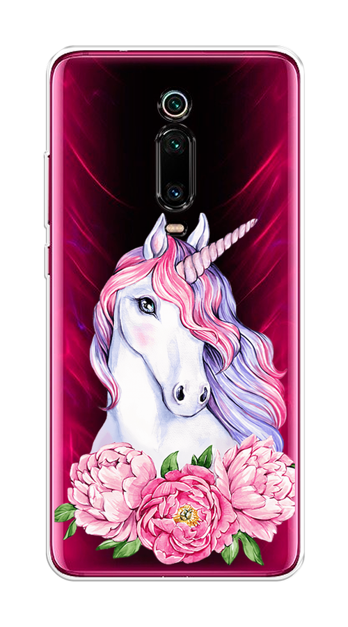 

Чехол на Xiaomi Redmi K20/K20 Pro/ Mi 9T/9T Pro "Единорог с пионами", Розовый;белый;зеленый, 35750-1