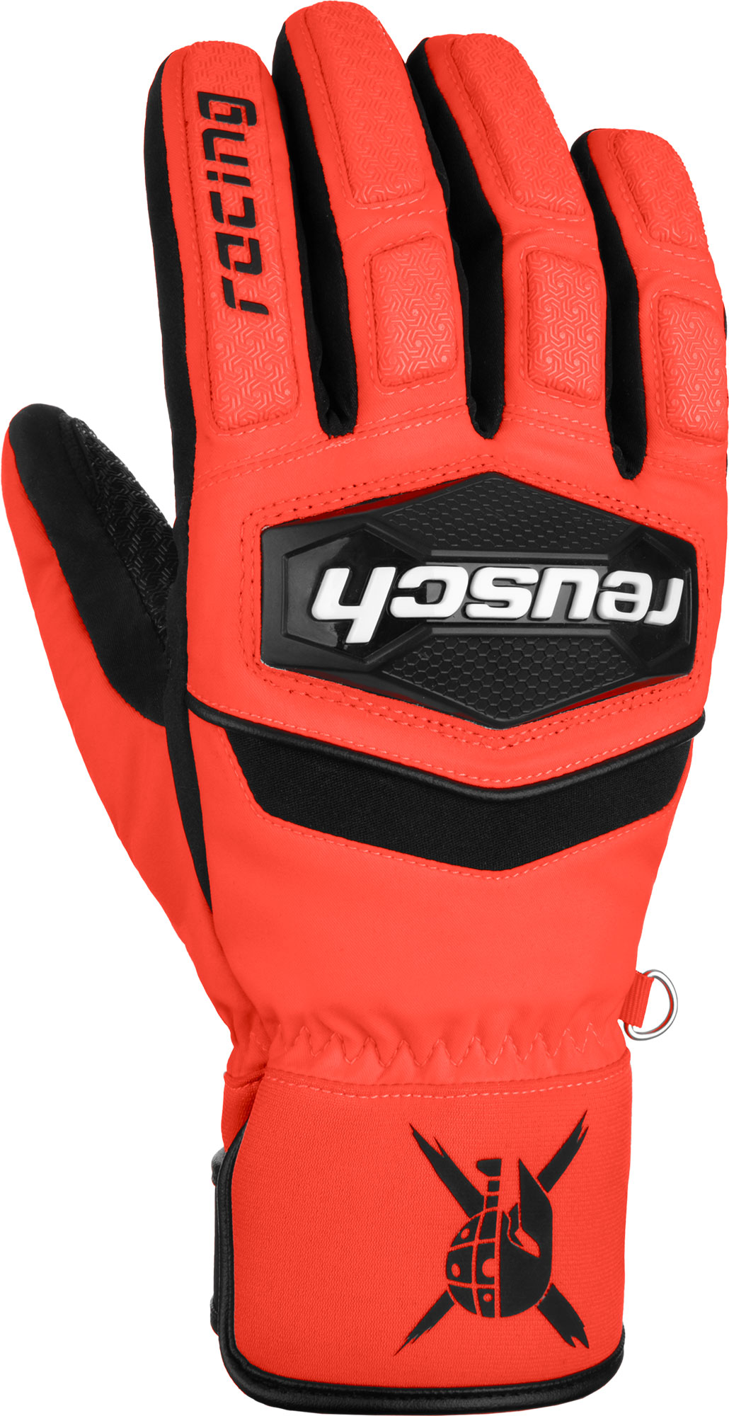 Перчатки Горнолыжные Reusch Worldcup Warrior R-Tex Xt Junior Black/Fluo Red (Дюйм):4,5)