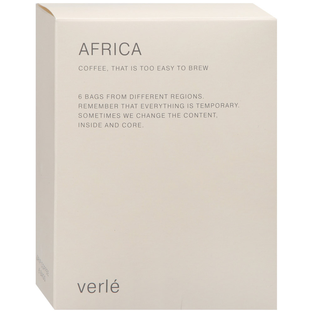 Кофе Verle Африка молотый в дрип-пакетах моно 6 штук