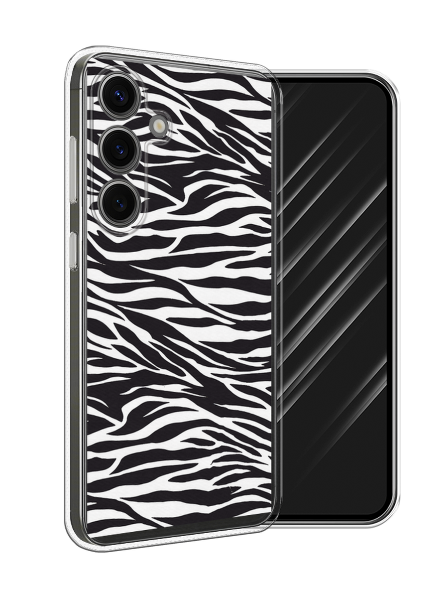 

Чехол Awog на Samsung Galaxy S25 "Принт зебра", Белый;серый;черный, 2110350-1