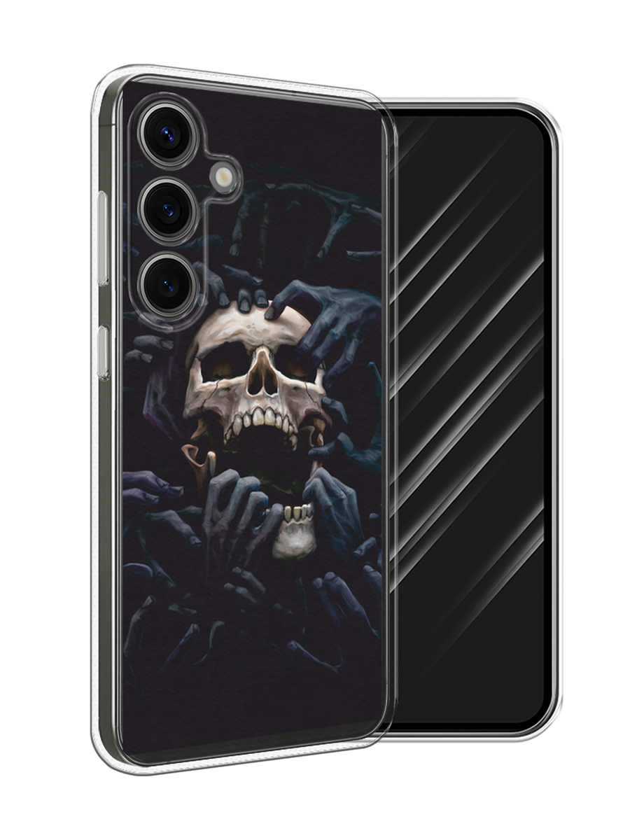 

Чехол Awog на Samsung Galaxy S25 "Череп 29", Черный;серый, 2110350-1