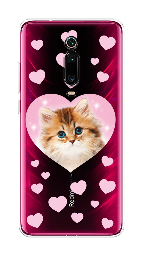 

Чехол на Xiaomi Redmi K20/K20 Pro/ Mi 9T/9T Pro "Котенок в сердце", Розовый;оранжевый;белый;прозрачный, 35750-1